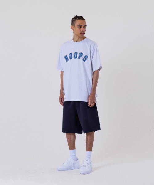 ALL DAY HOOPS(オールデイフープス)の「フープスバスティロゴオーバーサイズ半袖Tシャツメランジホワイト(Tシャツ/カットソー・メンズ・その他・1/2/3/WOMENS)」の7枚目の写真