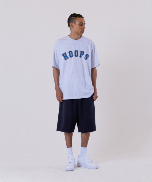 ALL DAY HOOPS(オールデイフープス)の「フープスバスティロゴオーバーサイズ半袖Tシャツメランジホワイト(Tシャツ/カットソー・メンズ・その他・1/2/3/WOMENS)」の8枚目の写真