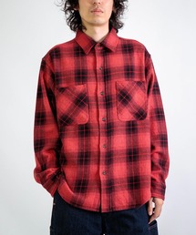 BIG MAC（ビッグマック）の「[BIGMAC] CHECK DYE L/S SHIRTS / ヘビーネルチェックオーバダイ　ワークシャツ（シャツ/ブラウス）」