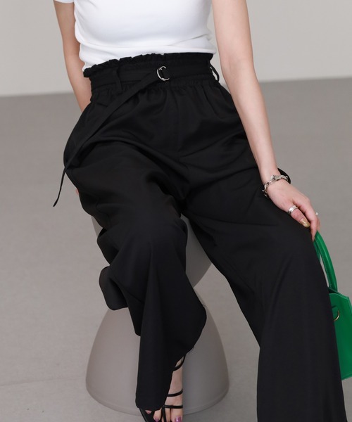 laulea(ラウレア)の「laulea接触冷感 吸水速乾ワイドパンツ(その他パンツ・レディース・キナリ/ライトグレー/モカ/ブラック・M/L)」の22枚目の写真