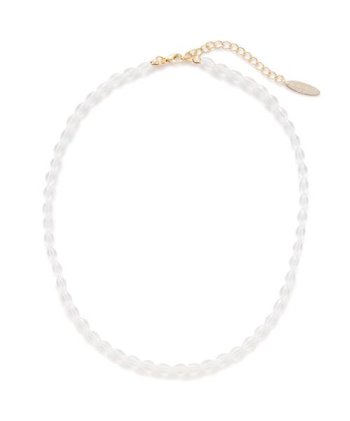 NATURAL BEAUTY BASIC(ナチュラルビューティーベーシック)の「ライスビーズネックレス(ネックレス・レディース・ホワイト/イエロー・-)」の1枚目の写真