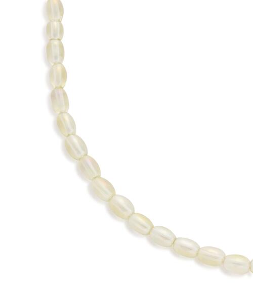 NATURAL BEAUTY BASIC(ナチュラルビューティーベーシック)の「ライスビーズネックレス(ネックレス・レディース・ホワイト/イエロー・-)」の3枚目の写真