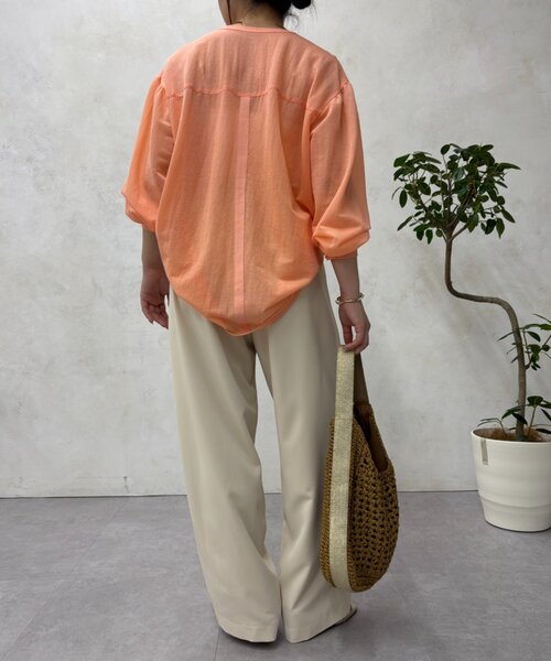 Jena espace merveilleux(ジェナ エスパスメルヴェイユ)の「ウエストテープツイルパンツ(Tシャツ/カットソー・レディース・ブラック/ベージュ/アイボリー・FREE)」の19枚目の写真