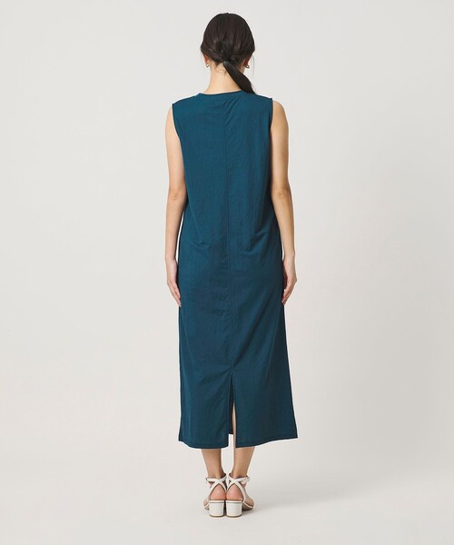 A DAY IN THE LIFE UNITED ARROWS(アデイインザライフユナイテッドアローズ)の「ジャージー ノースリーブワンピース <A DAY IN THE LIFE>(ワンピース・レディース・ターコイズブルー系/ブラック/ダークブラウン・FREE)」の16枚目の写真