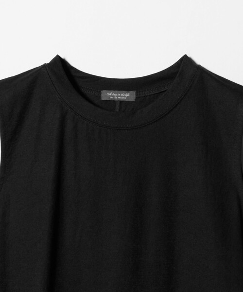 A DAY IN THE LIFE UNITED ARROWS(アデイインザライフユナイテッドアローズ)の「ジャージー ノースリーブワンピース <A DAY IN THE LIFE>(ワンピース・レディース・ターコイズブルー系/ブラック/ダークブラウン・FREE)」の17枚目の写真