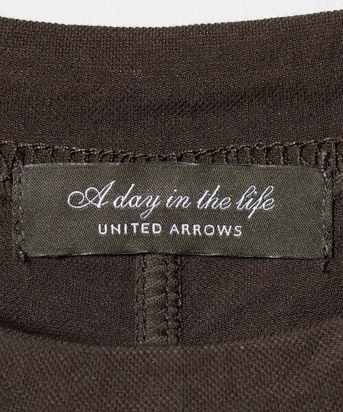 A DAY IN THE LIFE UNITED ARROWS(アデイインザライフユナイテッドアローズ)の「ジャージー ノースリーブワンピース <A DAY IN THE LIFE>(ワンピース・レディース・ターコイズブルー系/ブラック/ダークブラウン・FREE)」の11枚目の写真