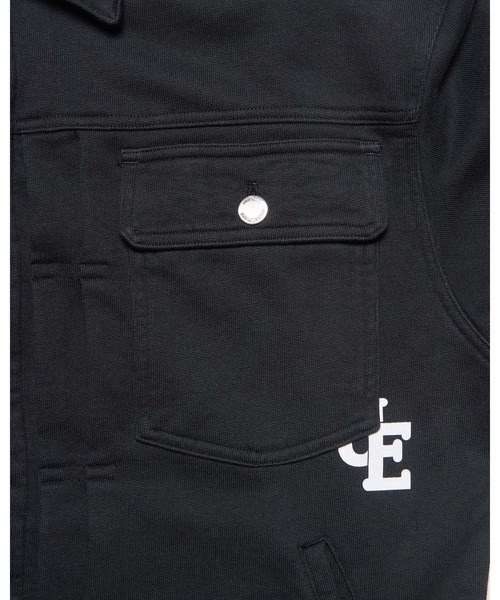 uniform experiment(ユニフォームエクスペリメント)の「SWEAT TRUCKER JACKET(ブルゾン・メンズ・ブラック・1/2/3)」の6枚目の写真