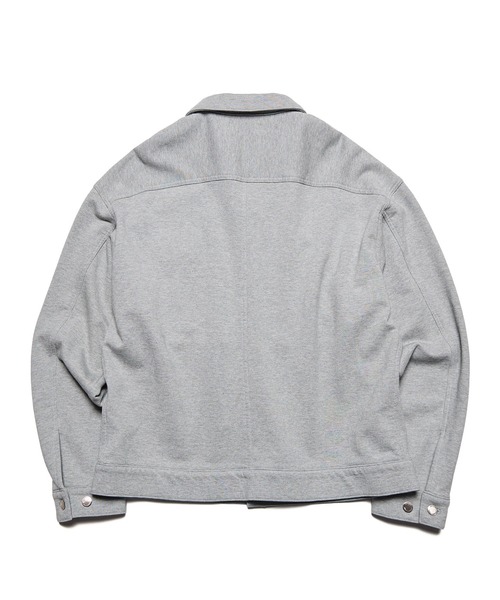 uniform experiment(ユニフォームエクスペリメント)の「SWEAT TRUCKER JACKET(ブルゾン・メンズ・ブラック・1/2/3)」の9枚目の写真