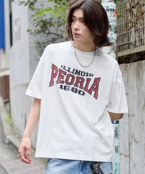 WEGO（ウィゴー）の「WEGO/【26年春夏新作】接触冷感アクセ付キグラフィックTシャツ（Tシャツ/カットソー・メンズ・ワイン/ホワイト/ブラック・LARGE/MEDIUM）」の11枚目の写真