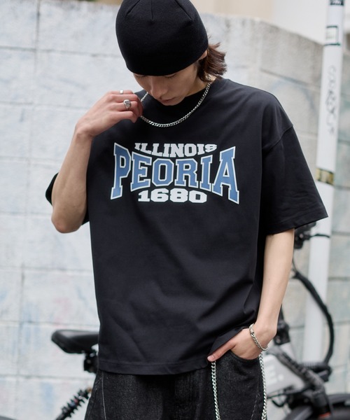 WEGO（ウィゴー）の「WEGO/【26年春夏新作】接触冷感アクセ付キグラフィックTシャツ（Tシャツ/カットソー・メンズ・ワイン/ホワイト/ブラック・LARGE/MEDIUM）」の13枚目の写真