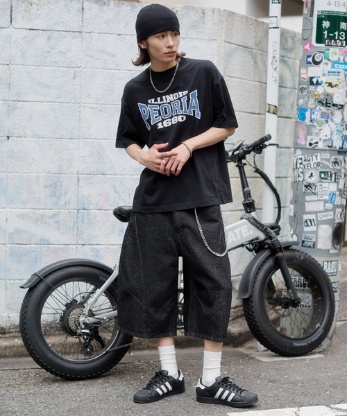 WEGO（ウィゴー）の「WEGO/【26年春夏新作】接触冷感アクセ付キグラフィックTシャツ（Tシャツ/カットソー・メンズ・ワイン/ホワイト/ブラック・LARGE/MEDIUM）」の17枚目の写真