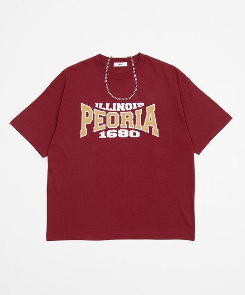 WEGO（ウィゴー）の「WEGO/【26年春夏新作】接触冷感アクセ付キグラフィックTシャツ（Tシャツ/カットソー・メンズ・ワイン/ホワイト/ブラック・LARGE/MEDIUM）」の18枚目の写真