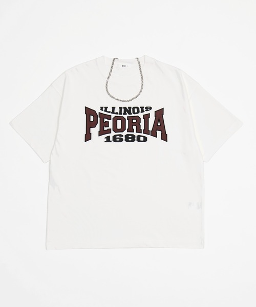 WEGO（ウィゴー）の「WEGO/【26年春夏新作】接触冷感アクセ付キグラフィックTシャツ（Tシャツ/カットソー・メンズ・ワイン/ホワイト/ブラック・LARGE/MEDIUM）」の19枚目の写真