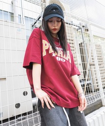 WEGO/【26年春夏新作】接触冷感アクセ付キグラフィックTシャツ