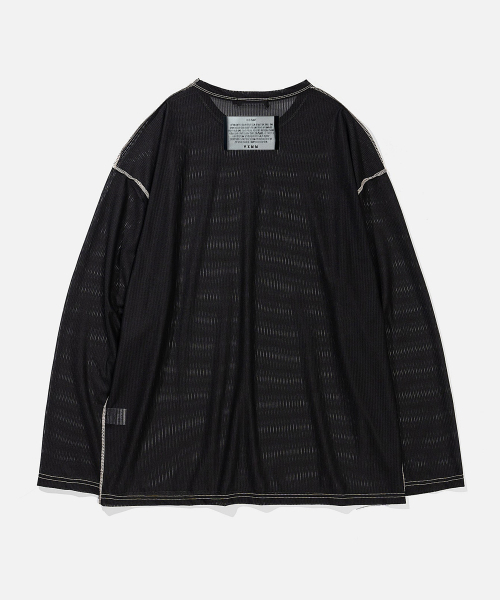 VASTIC(バスティック)の「カットオフシースルーロングスリーブ_ブラック(Tシャツ/カットソー・メンズ・その他・LARGE/MEDIUM)」の3枚目の写真