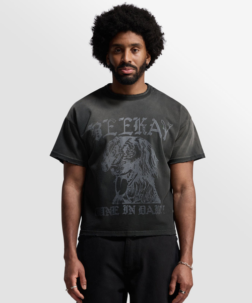 WISM(ウィズム)の「BARE KNUCKLES / ベアナックルズ Fader Basics T-Shirt Daily Tune(Tシャツ/カットソー・メンズ・ブラック・MEDIUM/LARGE)」の3枚目の写真