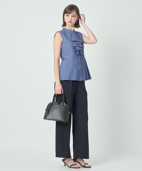 ANAYI(アナイ)の「ウールライクタックストレートパンツ〈セットアップ対応商品〉(その他パンツ・レディース・ネイビー/トップグレー・36/38)」の14枚目の写真