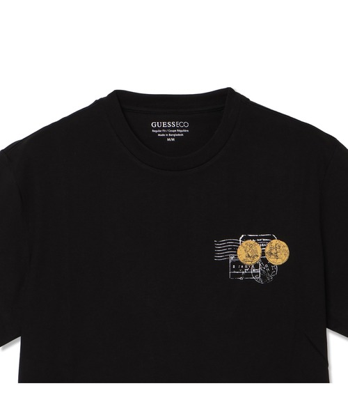 Guess(ゲス)の「VACATION Tee(Tシャツ/カットソー・メンズ・ホワイト/ブラック・SMALL/MEDIUM/LARGE/X-LARGE/XX-LARGE)」の4枚目の写真