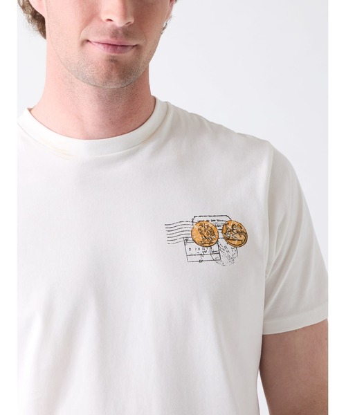 Guess(ゲス)の「VACATION Tee(Tシャツ/カットソー・メンズ・ホワイト/ブラック・SMALL/MEDIUM/LARGE/X-LARGE/XX-LARGE)」の10枚目の写真