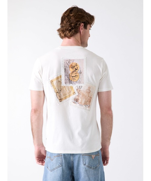 Guess(ゲス)の「VACATION Tee(Tシャツ/カットソー・メンズ・ホワイト/ブラック・SMALL/MEDIUM/LARGE/X-LARGE/XX-LARGE)」の9枚目の写真