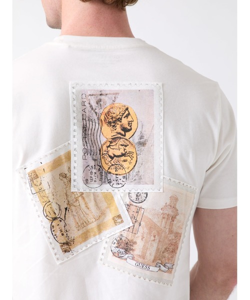 Guess(ゲス)の「VACATION Tee(Tシャツ/カットソー・メンズ・ホワイト/ブラック・SMALL/MEDIUM/LARGE/X-LARGE/XX-LARGE)」の11枚目の写真