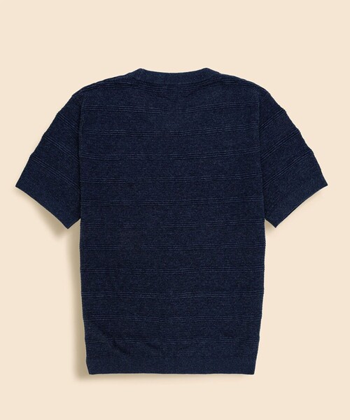 BROOKS BROTHERS(ブルックスブラザーズ)の「リヨセルブレンド テキスチャード ショートスリーブ クルーネックセーター(ニット/セーター・メンズ・ネイビー/カーキ・MEDIUM/LARGE/X-LARGE/SMALL)」の5枚目の写真