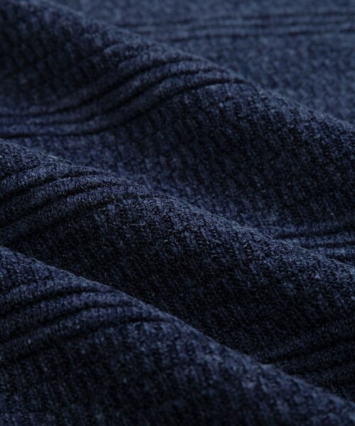 BROOKS BROTHERS(ブルックスブラザーズ)の「リヨセルブレンド テキスチャード ショートスリーブ クルーネックセーター(ニット/セーター・メンズ・ネイビー/カーキ・MEDIUM/LARGE/X-LARGE/SMALL)」の3枚目の写真