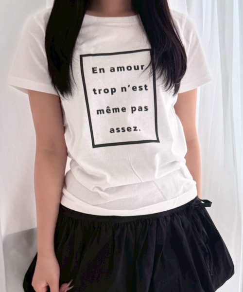 merrylatte（メリーラテ）の「アニマル　リボン　ストリートロゴ　Y2K プリントショート丈半袖Tシャツ骨格（ウェーブ/ストレート）（Tシャツ/カットソー・レディース・その他6/その他10/その他7/その他11/その他14/その他8/その他5/その他3/その他4/その他2/その他12/その他13/その他9/その他1/その他16/その他15/その他20/その他19/その他18/その他17/その他25/その他23/その他24/その他21/その他22・WM）」の10枚目の写真
