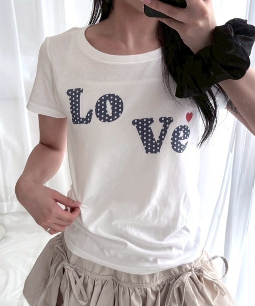 merrylatte（メリーラテ）の「アニマル　リボン　ストリートロゴ　Y2K プリントショート丈半袖Tシャツ骨格（ウェーブ/ストレート）（Tシャツ/カットソー・レディース・その他6/その他10/その他7/その他11/その他14/その他8/その他5/その他3/その他4/その他2/その他12/その他13/その他9/その他1/その他16/その他15/その他20/その他19/その他18/その他17/その他25/その他23/その他24/その他21/その他22・WM）」の15枚目の写真