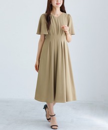 【 ラクして整うカセット服 】 さらさらオックス・タックワンピース