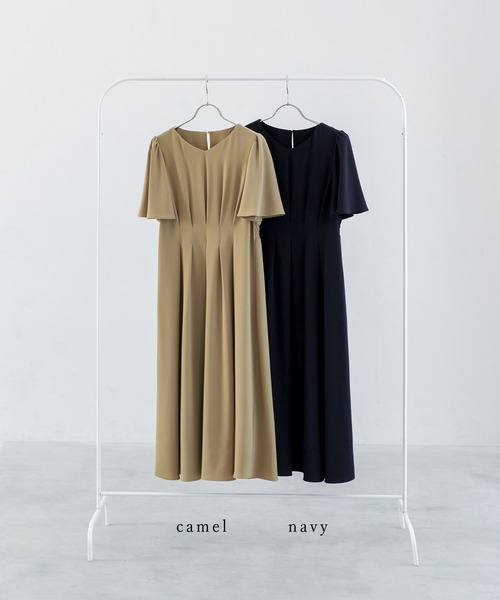 WHITE JOOLA(ホワイトジョーラ)の「【 ラクして整うカセット服 】 さらさらオックス・タックワンピース(ワンピース・レディース・ベージュ/ネイビー・L/M/S)」の15枚目の写真
