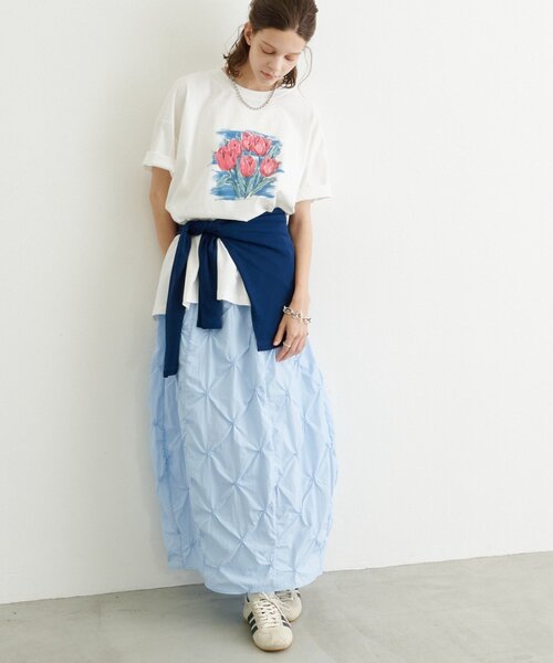 セール】ZOZO限定シャーリング刺繍バルーンスカート（スカート