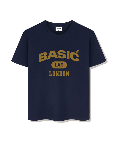 BASIC LABEL（ベーシックラベル）の「シティロンドン オーバーサイズ 半袖Tシャツ 4カラー [BLSE_1008]（Tシャツ/カットソー・レディース・ホワイト/アイボリー/ネイビー/ブラック・SMALL/MEDIUM/LARGE/X-LARGE）」の4枚目の写真