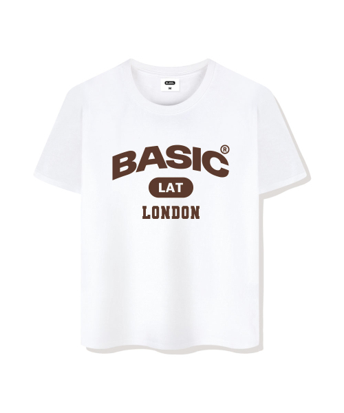 BASIC LABEL（ベーシックラベル）の「シティロンドン オーバーサイズ 半袖Tシャツ 4カラー [BLSE_1008]（Tシャツ/カットソー・レディース・ホワイト/アイボリー/ネイビー/ブラック・SMALL/MEDIUM/LARGE/X-LARGE）」の5枚目の写真
