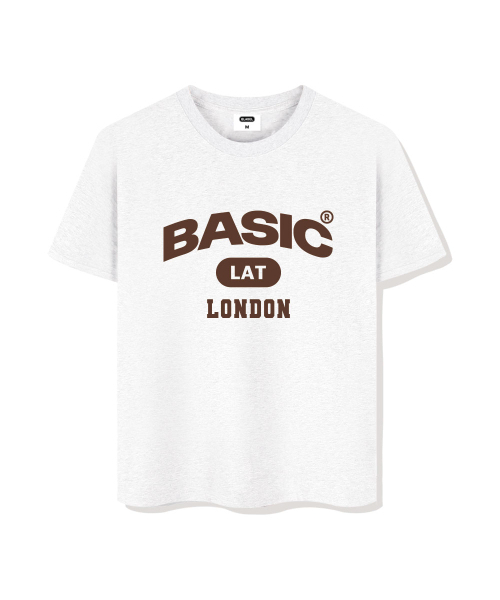 BASIC LABEL（ベーシックラベル）の「シティロンドン オーバーサイズ 半袖Tシャツ 4カラー [BLSE_1008]（Tシャツ/カットソー・レディース・ホワイト/アイボリー/ネイビー/ブラック・SMALL/MEDIUM/LARGE/X-LARGE）」の6枚目の写真