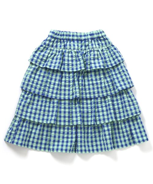 apres les cours(アプレレクール)の「【リンク】ティアードフリルスカート(スカート・キッズ・ブルー/レッド・100/90/120/110/130)」の11枚目の写真