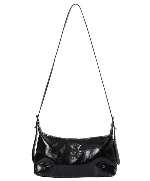 MUCENT(ムセント)の「◇MUCENT◇ブランド直輸入正規品/BARB メタルロゴ 2WAY アイレット クロスバッグ BARB METAL LOGO 2-WAY EYELET CROSS BAG(ショルダーバッグ・レディース・ブラック・FREE)」の17枚目の写真