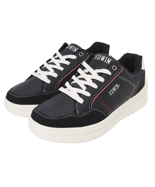 EDWIN(エドウィン)の「EDWIN 軽量スニーカー(スニーカー・メンズ・ネイビー/ホワイト・25.5cm/26cm/26.5cm/27cm/28cm/25cm)」の1枚目の写真