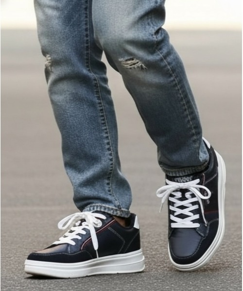 EDWIN(エドウィン)の「EDWIN 軽量スニーカー(スニーカー・メンズ・ネイビー/ホワイト・25.5cm/26cm/26.5cm/27cm/28cm/25cm)」の11枚目の写真