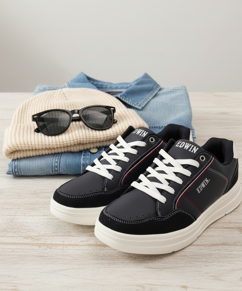EDWIN(エドウィン)の「EDWIN 軽量スニーカー(スニーカー・メンズ・ネイビー/ホワイト・25.5cm/26cm/26.5cm/27cm/28cm/25cm)」の12枚目の写真