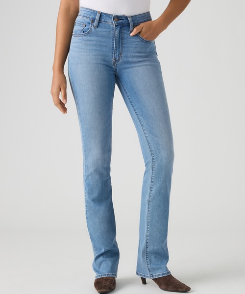 Levi's(リーバイス)の「Levi's/リーバイス 725 ハイライズ ブーツカット ライトインディゴ(デニムパンツ・レディース・ライトインディゴブルー・28inch/27inch/26inch/25inch/24inch/23inch)」の1枚目の写真