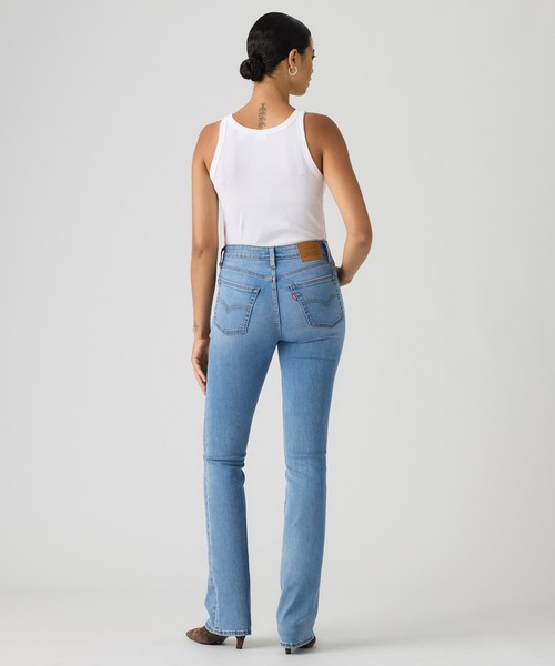 Levi's(リーバイス)の「Levi's/リーバイス 725 ハイライズ ブーツカット ライトインディゴ(デニムパンツ・レディース・ライトインディゴブルー・28inch/27inch/26inch/25inch/24inch/23inch)」の4枚目の写真