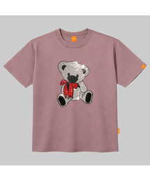 キュービックリボンベア 半袖Tシャツ 男女共用 ビッグサイズ S 4XL