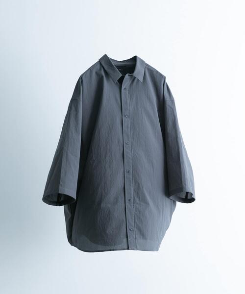 EKAL(エカル)の「『吸水速乾/通気性/軽量』DOT AIR HALF-SLEEVE SHIRTS(シャツ/ブラウス・メンズ・ブラック/ネイビー/グレー・MEDIUM/LARGE)」の3枚目の写真