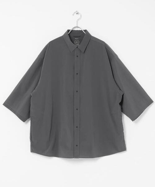EKAL(エカル)の「『吸水速乾/通気性/軽量』DOT AIR HALF-SLEEVE SHIRTS(シャツ/ブラウス・メンズ・ブラック/ネイビー/グレー・MEDIUM/LARGE)」の7枚目の写真