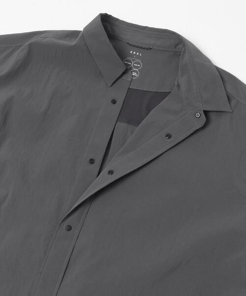 EKAL(エカル)の「『吸水速乾/通気性/軽量』DOT AIR HALF-SLEEVE SHIRTS(シャツ/ブラウス・メンズ・ブラック/ネイビー/グレー・MEDIUM/LARGE)」の8枚目の写真