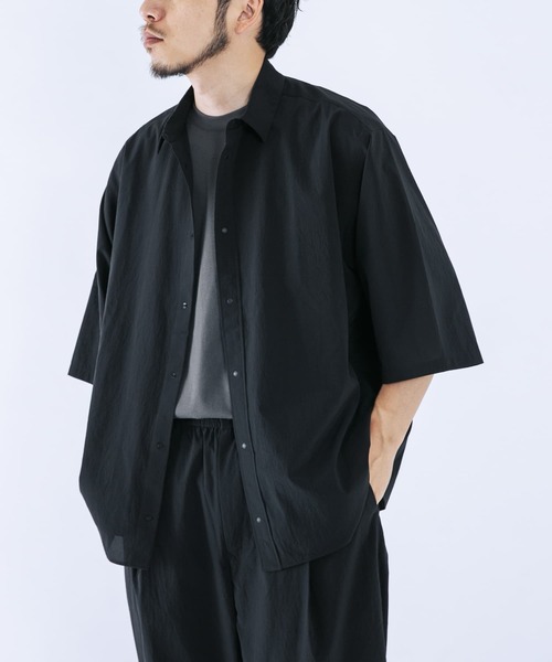 EKAL(エカル)の「『吸水速乾/通気性/軽量』DOT AIR HALF-SLEEVE SHIRTS(シャツ/ブラウス・メンズ・ブラック/ネイビー/グレー・MEDIUM/LARGE)」の7枚目の写真