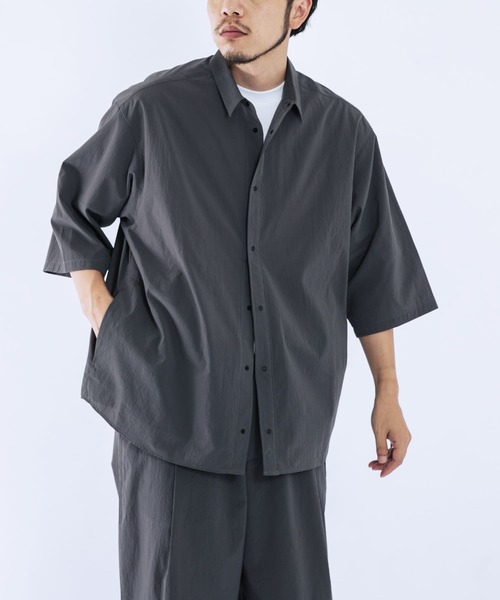 EKAL(エカル)の「『吸水速乾/通気性/軽量』DOT AIR HALF-SLEEVE SHIRTS(シャツ/ブラウス・メンズ・ブラック/ネイビー/グレー・MEDIUM/LARGE)」の16枚目の写真