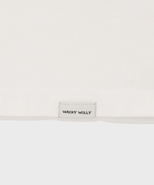 Wacky WiLLy(ワッキーウィリー)の「WOMEN'S BIG GRAPHIC HOTFIX SHORT SLEEVE T-SHIRT(Tシャツ/カットソー・レディース・ホワイト/チャコールグレー・FREE)」の7枚目の写真