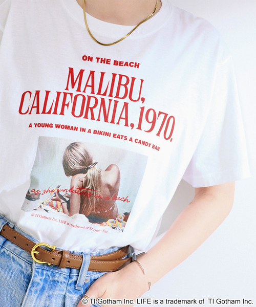 B.C STOCK(ベーセーストック)の「GOOD ROCK SPEED / グッドロックスピード LIFE PICTURE COLLECTION Tshirts(Tシャツ/カットソー・レディース・ピンク/ホワイト/チャコールグレー・FREE)」の1枚目の写真